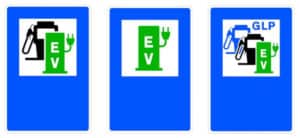 nuevo catálogo oficial de señales de la DGT para vehículos eléctricos