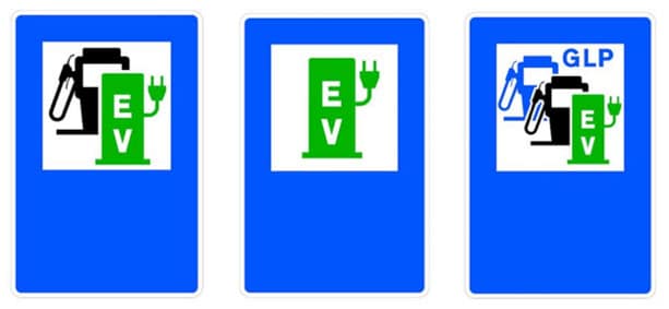 nuevo catálogo oficial de señales de la DGT para vehículos eléctricos